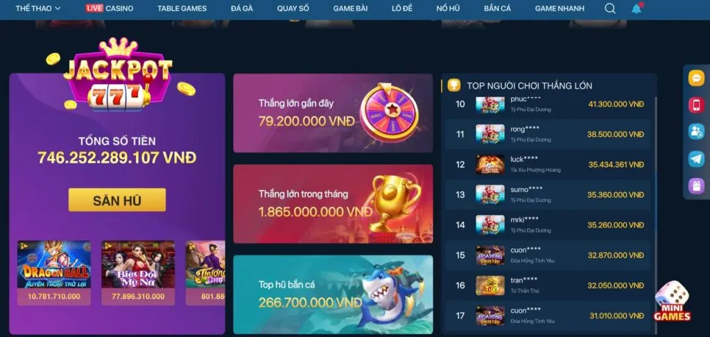 Đa dạng trò chơi cá cược tại Win99 App